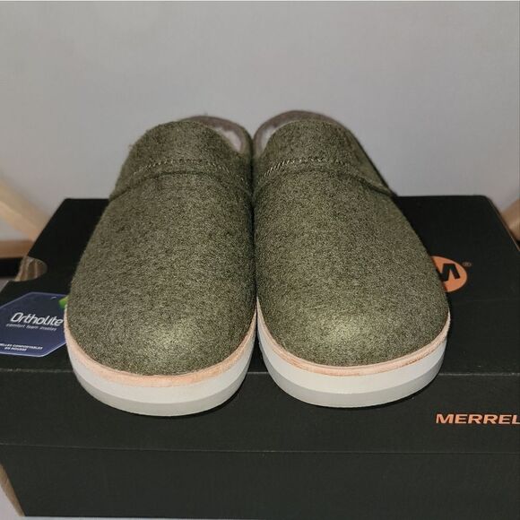 Merrell Womens Juno Wool Clog - Olive - Like New - Womens Size 7 - Picture 3 of 11